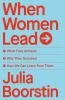Book cover for "When women lead".
