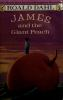 Book cover for "James and the giant peach".