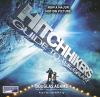 Book cover for "The hitchhiker's guide to the galaxy".