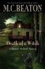 Book cover for "Death of a witch".