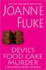 Book cover for "Devil's food cake murder".