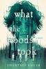 Book cover for "What the woods took".