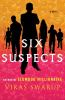 Book cover for "Six suspects".