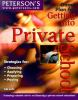 Book cover for "Game plan for getting into private school".
