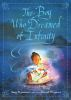 Book cover for "The boy who dreamed of infinity".