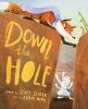 Book cover for "Down the hole".