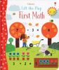 Book cover for "Lift-the-flap first math".