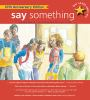 Book cover for "Say something".