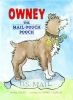 Book cover for "Owney, the mail pouch pooch".
