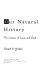 Book cover for "Our natural history".