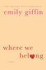 Book cover for "Where we belong".