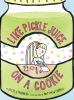 Book cover for "Like pickle juice on a cookie".