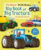 Book cover for "The Usborne big book of big tractors".