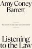 Book cover for "Listening to the law".