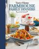Book cover for "Farmhouse family dinners".