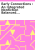 Book cover for "Early connections".