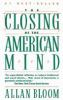 Book cover for "The closing of the American mind".