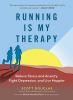 Book cover for "Running is my therapy".