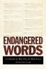 Book cover for "Endangered words".