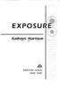 Book cover for "Exposure".