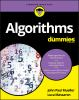 Book cover for "Algorithms for dummies".