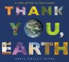 Book cover for "Thank you, Earth".
