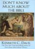 Book cover for "Don't know much about the Bible".