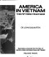 Book cover for "America in Vietnam".