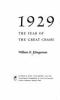 Book cover for "1929".