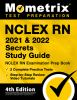 Book cover for "NCLEX RN 2021 & 2022 secrets study guide".