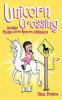 Book cover for "Unicorn crossing".