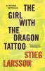 Book cover for "The girl with the dragon tattoo".