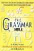 Book cover for "The grammar bible".