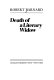 Book cover for "Death of a literary widow".