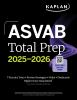 Book cover for "ASVAB total prep 2025-2026".