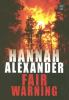 Book cover for "Fair warning".