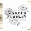 Book cover for "How to draw modern florals".