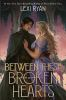Book cover for "Between these broken hearts".