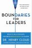 Book cover for "Boundaries for leaders".
