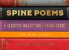 Book cover for "Spine poems".