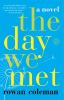 Book cover for "The day we met".