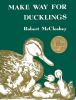 Book cover for "Make way for ducklings".