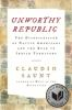 Book cover for "Unworthy republic".