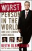Book cover for "The worst person in the world".