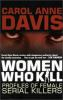 Book cover for "Women who kill".