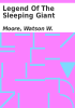 Book cover for "Legend of the sleeping giant".