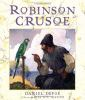 Book cover for "Robinson Crusoe".
