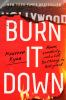 Book cover for "Burn it down".