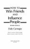Book cover for "How to win friends and influence people".