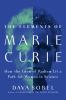 Book cover for "The elements of Marie Curie".